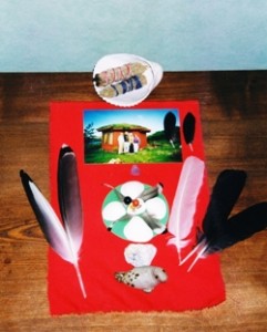 altar celebrating the initiation ceremony