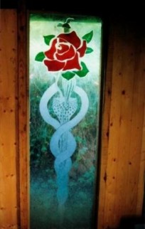 stained glass window